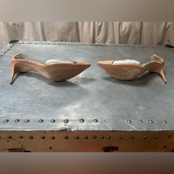 Schutz Garthy heels tan transparent 10.5 - Picture 3 of 3